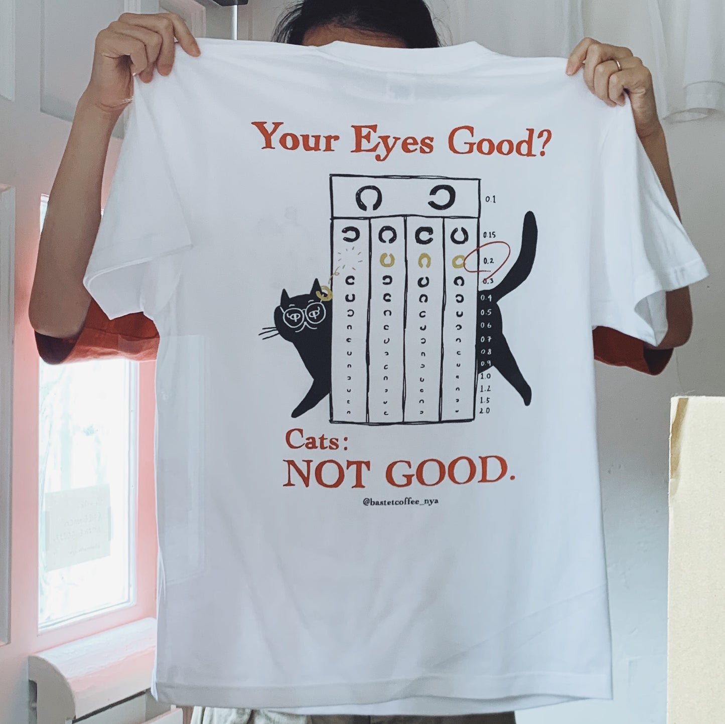 ネコの目がわるいT