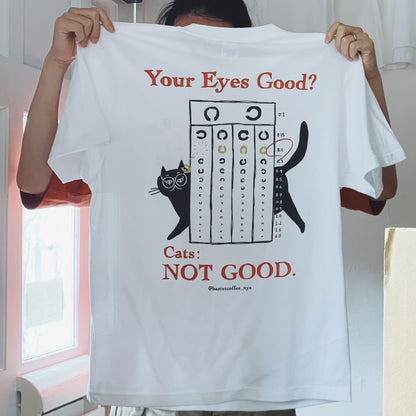 ネコの目がわるいT