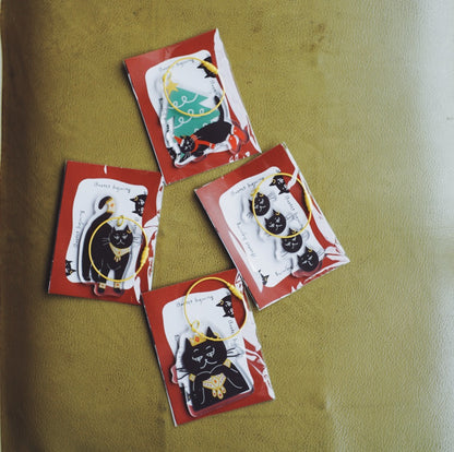 ネコのアクリルキーホルダー